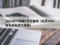 2022天气预报7月份查询（北京2021年七月份天气预报）